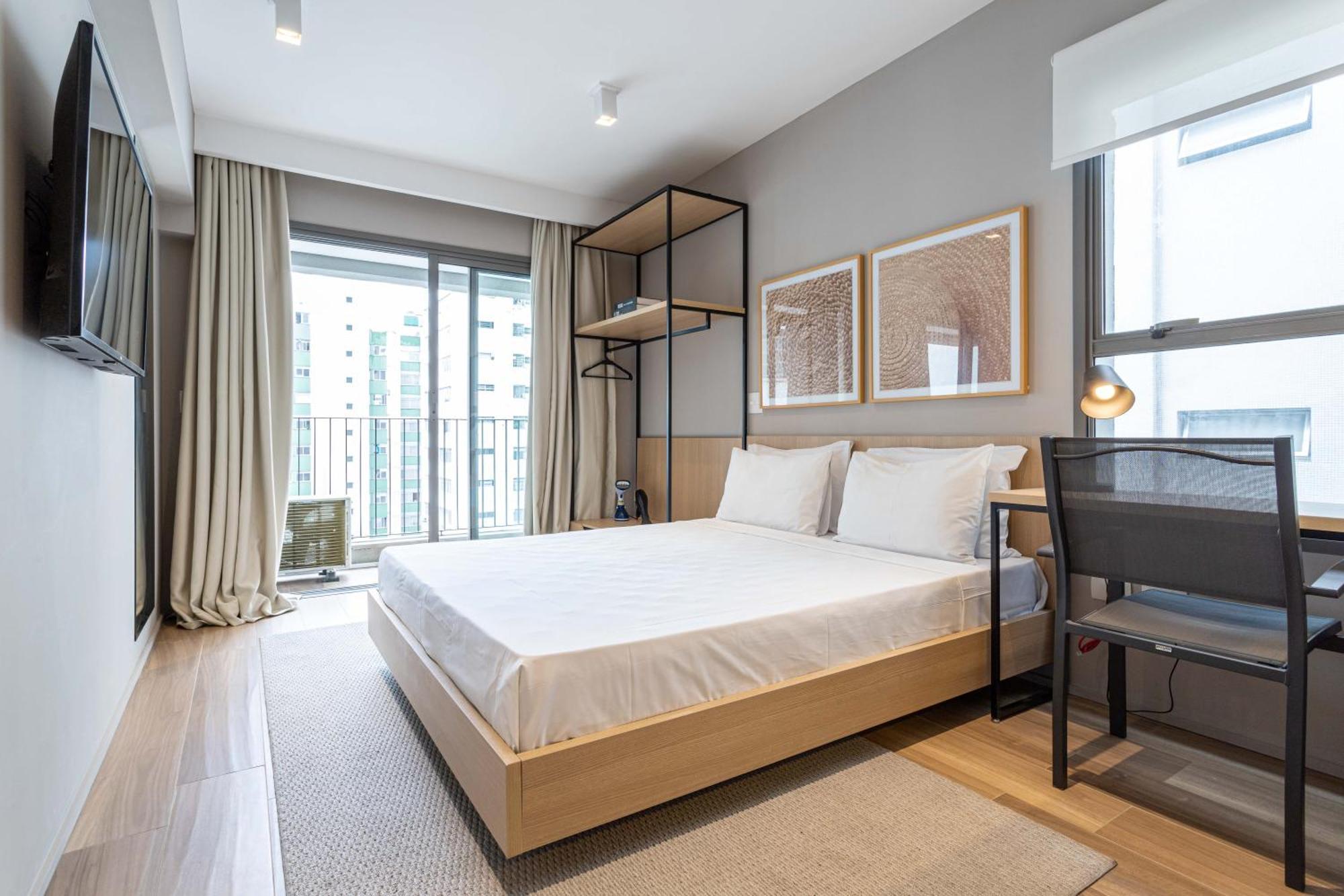 Apartamentos Proximos Ao Masp E A Metros Da Estacao Consolacao E Avenida Paulista - Next Haddock Сао Паоло Екстериор снимка