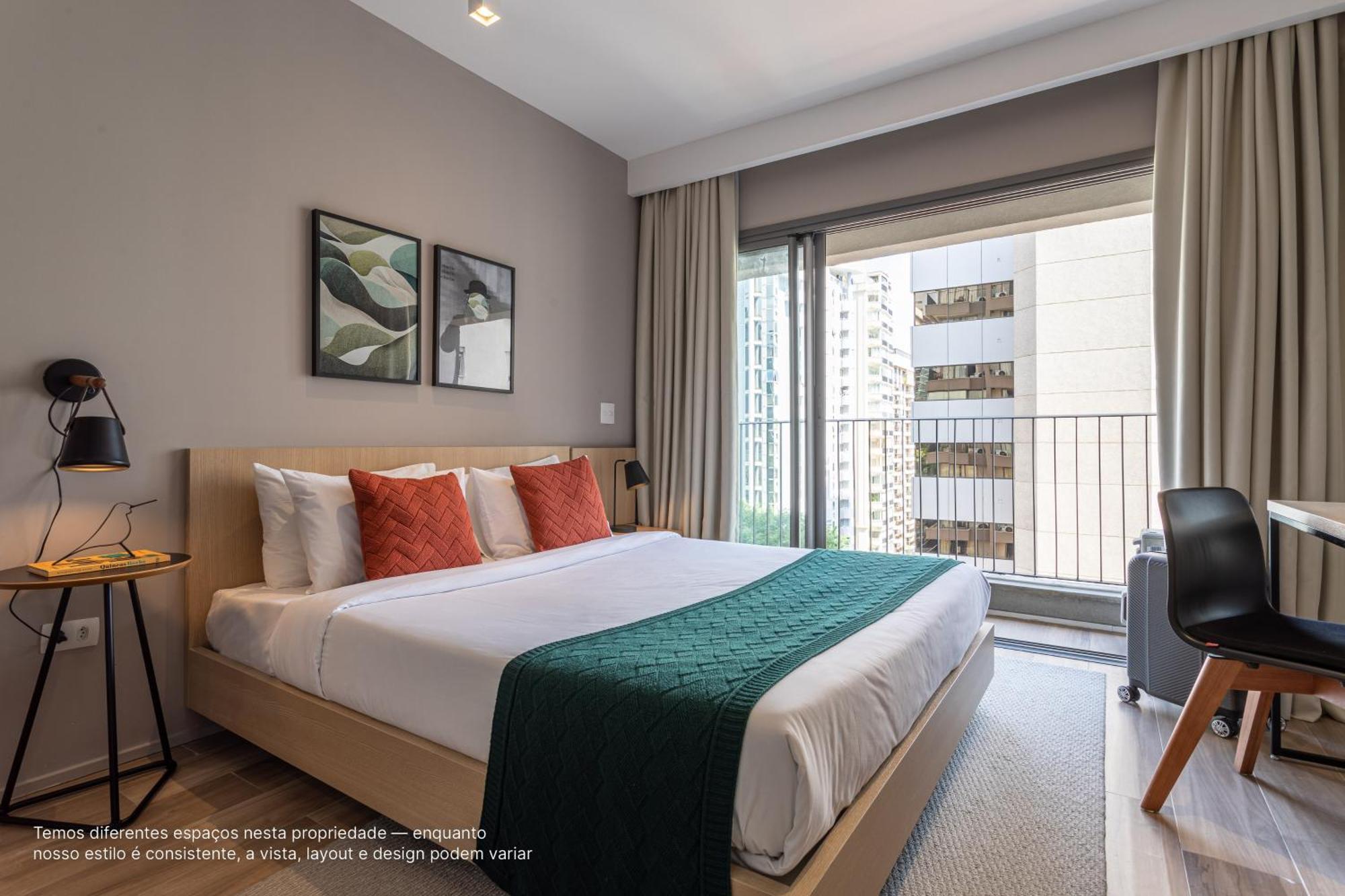 Apartamentos Proximos Ao Masp E A Metros Da Estacao Consolacao E Avenida Paulista - Next Haddock Сао Паоло Стая снимка