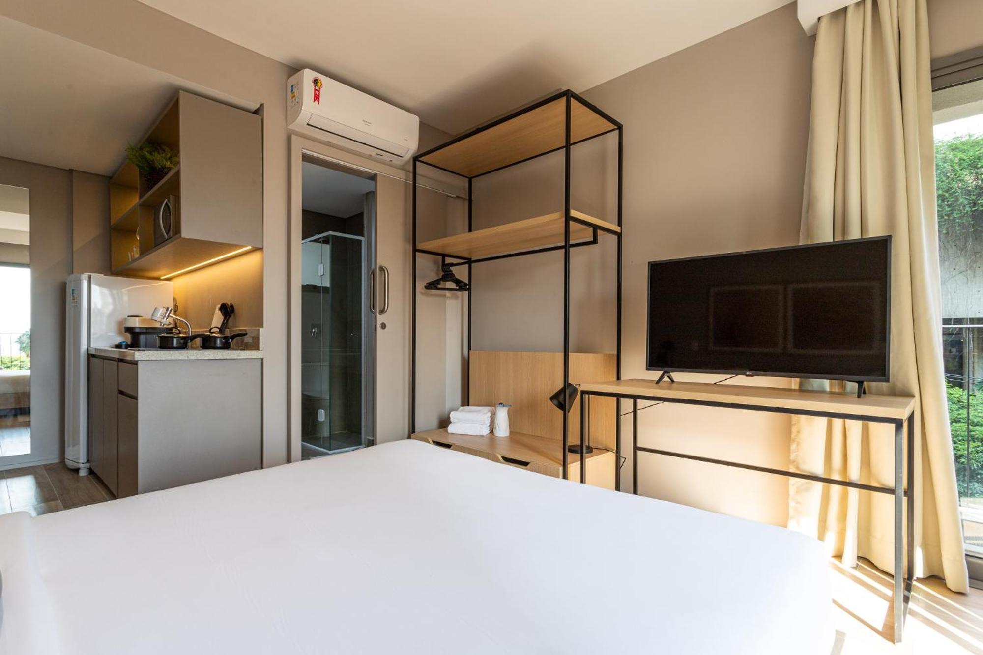 Apartamentos Proximos Ao Masp E A Metros Da Estacao Consolacao E Avenida Paulista - Next Haddock Сао Паоло Стая снимка