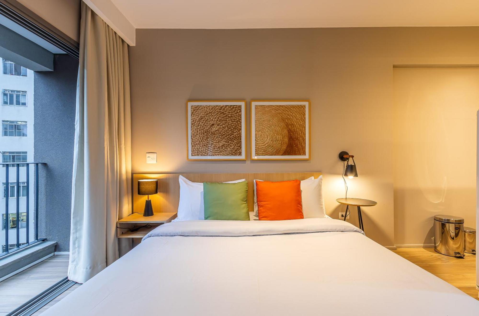 Apartamentos Proximos Ao Masp E A Metros Da Estacao Consolacao E Avenida Paulista - Next Haddock Сао Паоло Стая снимка