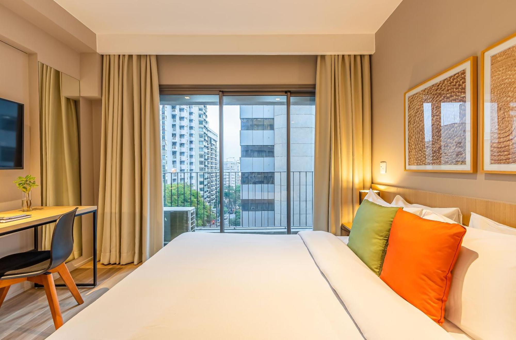 Apartamentos Proximos Ao Masp E A Metros Da Estacao Consolacao E Avenida Paulista - Next Haddock Сао Паоло Стая снимка
